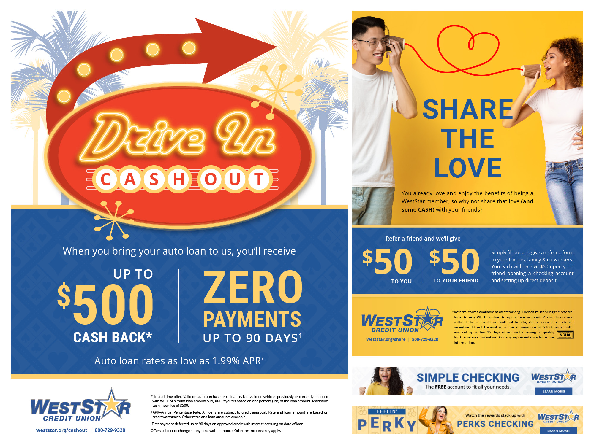 WestStar Credit Union Marketing Campaign