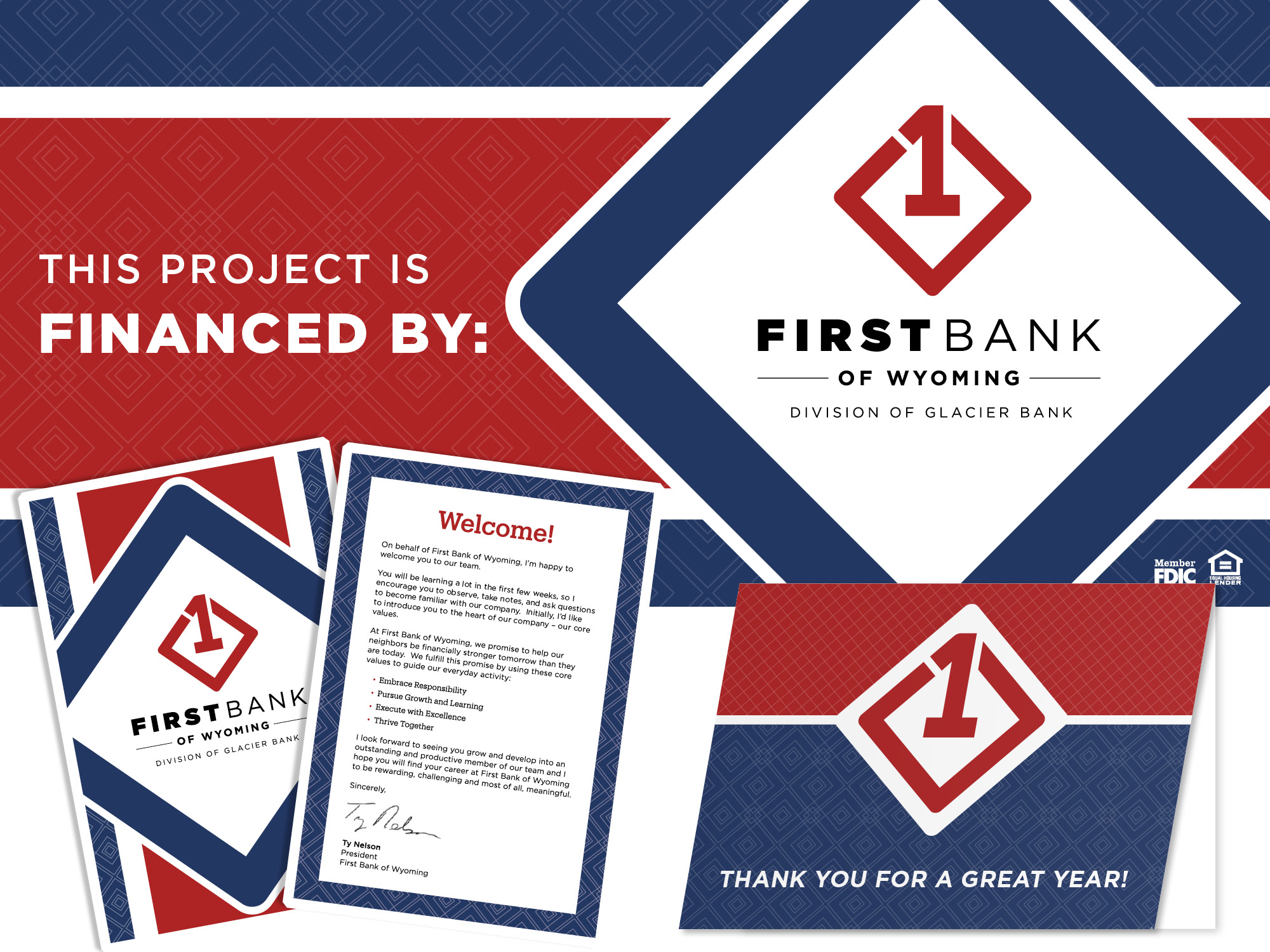 First Bank of Wyoming Marketing Materials